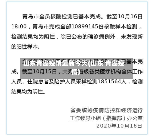 山东青岛疫情最新今天(山东 青岛疫情)-第3张图片