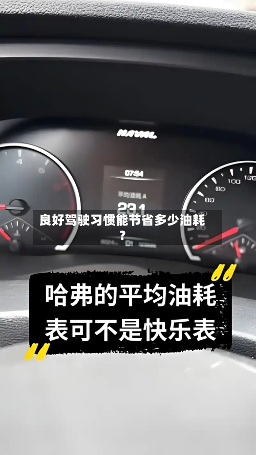 良好驾驶习惯能节省多少油耗？-第3张图片