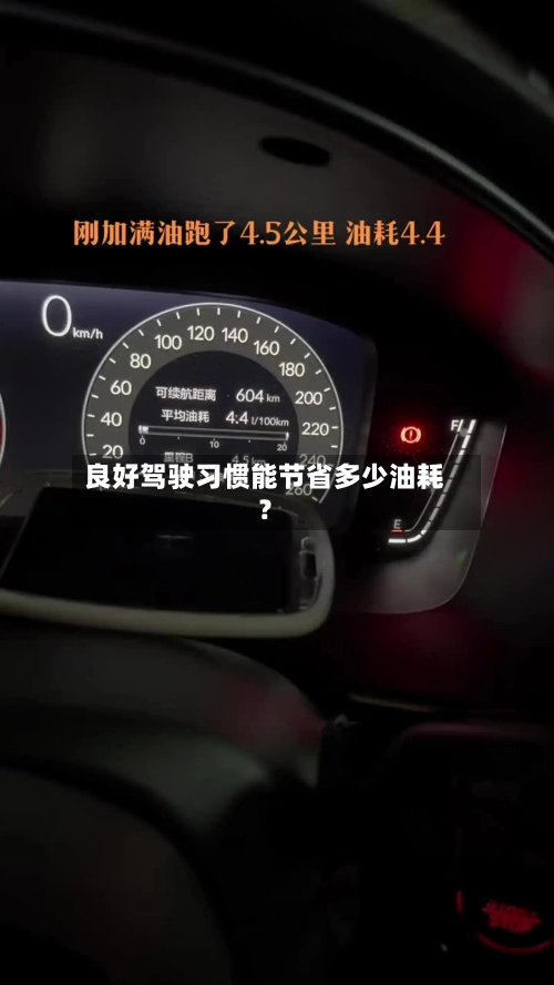 良好驾驶习惯能节省多少油耗？-第2张图片