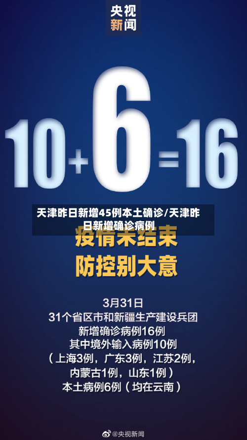 天津昨日新增45例本土确诊/天津昨日新增确诊病例