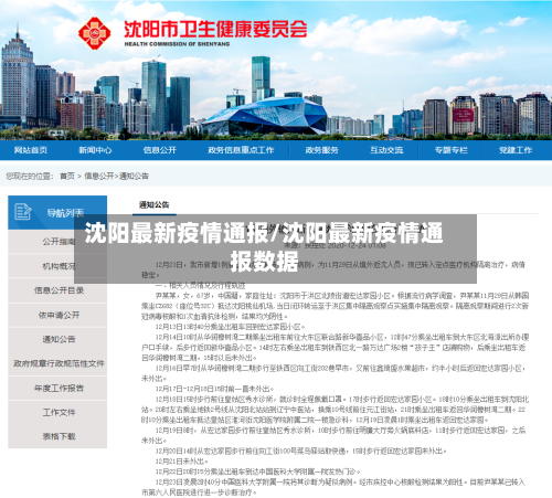 沈阳最新疫情通报/沈阳最新疫情通报数据-第2张图片