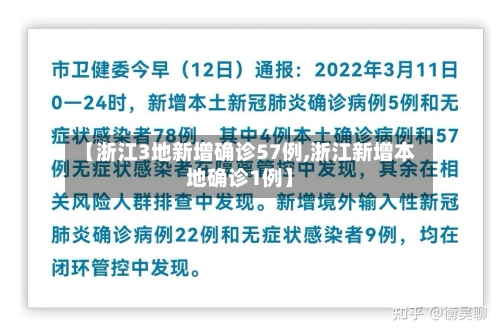 【浙江3地新增确诊57例,浙江新增本地确诊1例】-第2张图片