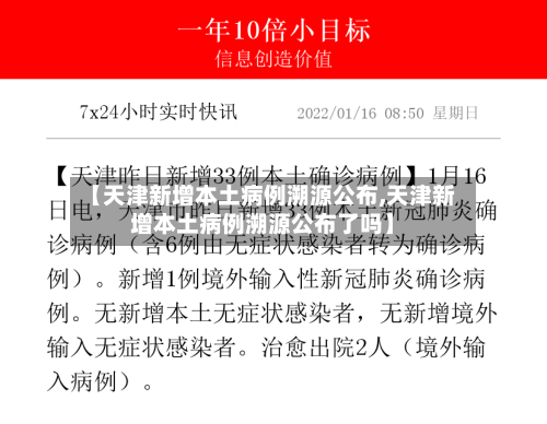 【天津新增本土病例溯源公布,天津新增本土病例溯源公布了吗】-第3张图片