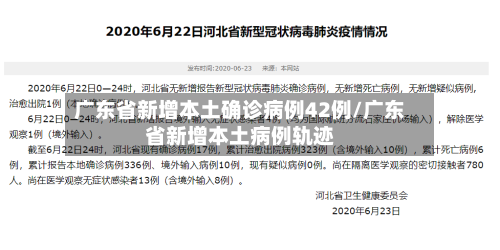 广东省新增本土确诊病例42例/广东省新增本土病例轨迹-第3张图片