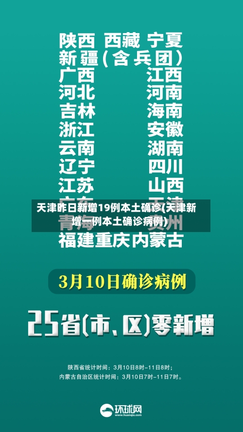 天津昨日新增19例本土确诊(天津新增一例本土确诊病例)