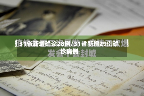31省新增确诊28例/31省新增29例确诊病例