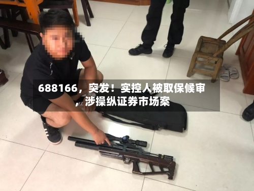688166	，突发！实控人被取保候审，涉操纵证券市场案-第3张图片