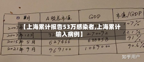 【上海累计报告53万感染者,上海累计输入病例】-第2张图片