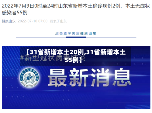 【31省新增本土20例,31省新增本土55例】-第2张图片