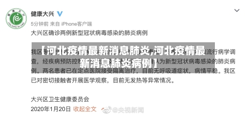 【河北疫情最新消息肺炎,河北疫情最新消息肺炎病例】-第2张图片