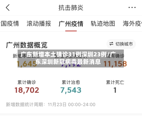 广东新增本土确诊31例深圳23例/广东深圳新冠病毒最新消息-第2张图片