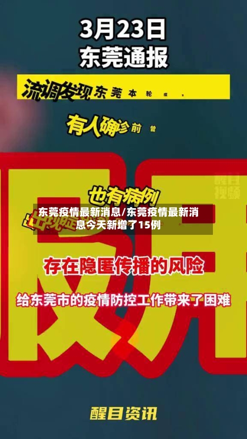 东莞疫情最新消息/东莞疫情最新消息今天新增了15例