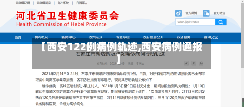 【西安122例病例轨迹,西安病例通报】