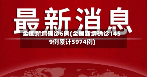 全国新增确诊6例(全国新增确诊1459例累计5974例)-第2张图片