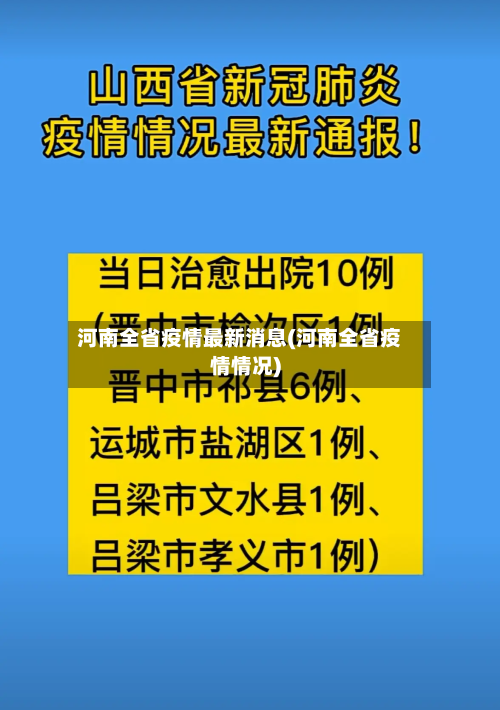 河南全省疫情最新消息(河南全省疫情情况)