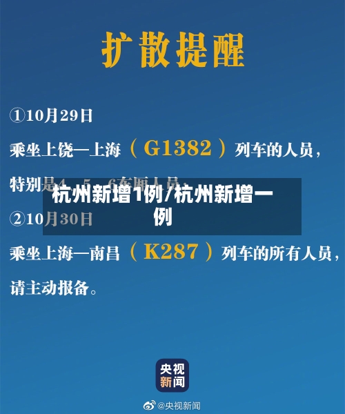 杭州新增1例/杭州新增一例-第3张图片