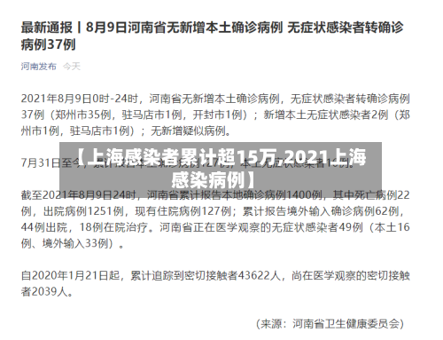 【上海感染者累计超15万,2021上海感染病例】