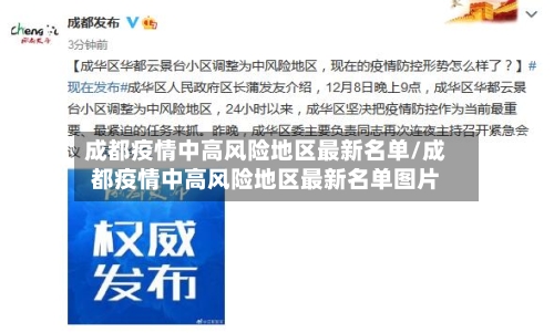 成都疫情中高风险地区最新名单/成都疫情中高风险地区最新名单图片
