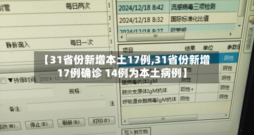 【31省份新增本土17例,31省份新增17例确诊 14例为本土病例】-第2张图片