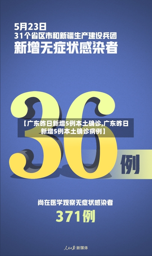 【广东昨日新增5例本土确诊,广东昨日新增5例本土确诊病例】-第2张图片