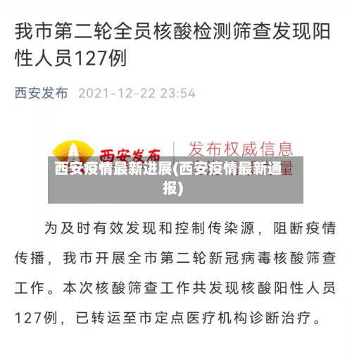西安疫情最新进展(西安疫情最新通报)-第2张图片