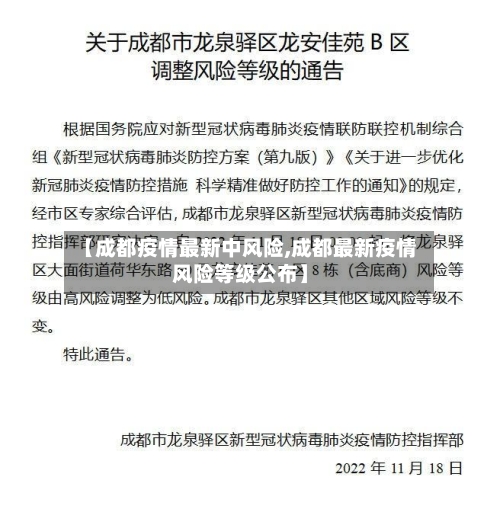 【成都疫情最新中风险,成都最新疫情风险等级公布】-第2张图片
