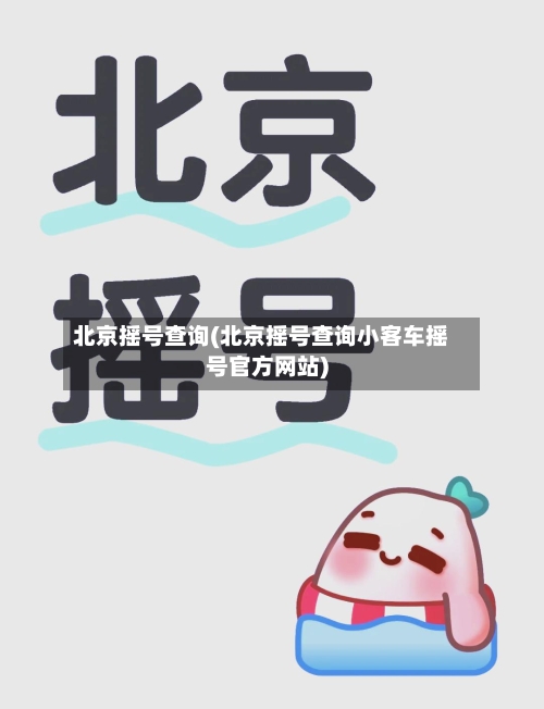 北京摇号查询(北京摇号查询小客车摇号官方网站)-第2张图片