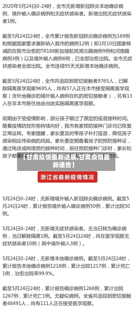 【甘肃疫情最新进展,甘肃疫情最新通告】