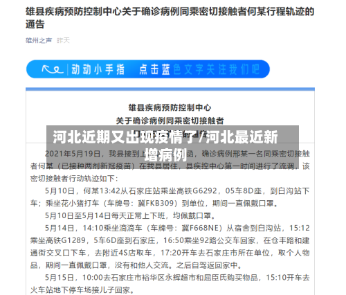 河北近期又出现疫情了/河北最近新增病例-第3张图片