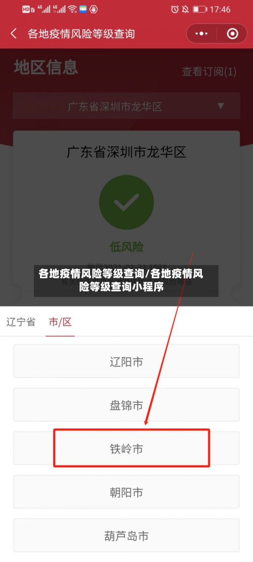各地疫情风险等级查询/各地疫情风险等级查询小程序