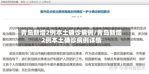 青岛新增2例本土确诊病例/青岛新增2例本土确诊病例详情-第3张图片