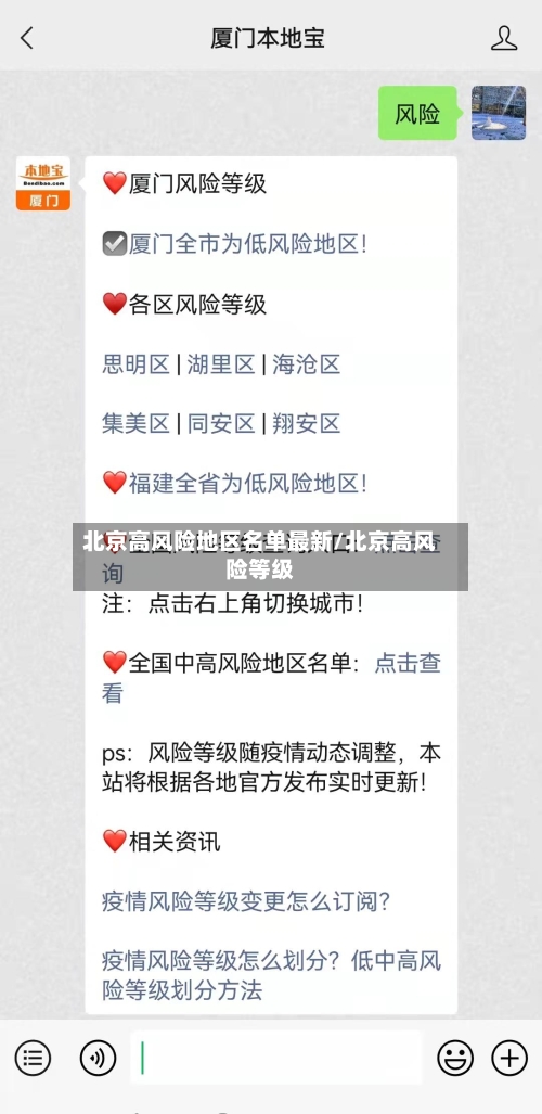 北京高风险地区名单最新/北京高风险等级-第2张图片