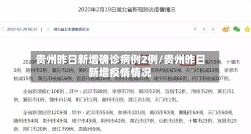 贵州昨日新增确诊病例2例/贵州昨日新增疫情情况-第2张图片