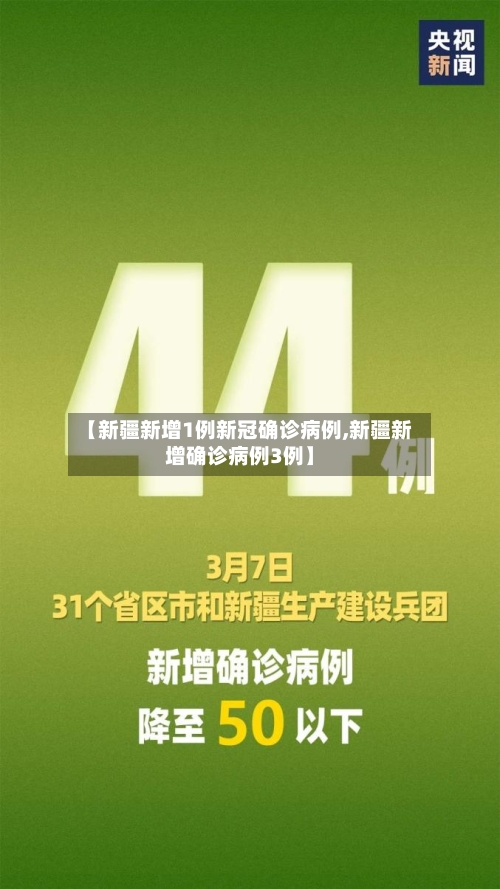 【新疆新增1例新冠确诊病例,新疆新增确诊病例3例】-第3张图片