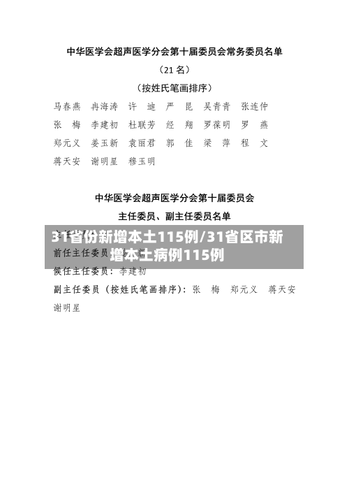 31省份新增本土115例/31省区市新增本土病例115例-第2张图片