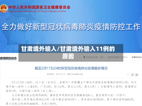 甘肃境外输入/甘肃境外输入11例的原因