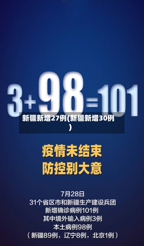 新疆新增27例(新疆新增30例)