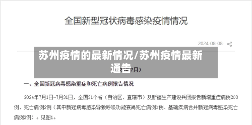 苏州疫情的最新情况/苏州疫情最新通告-第3张图片