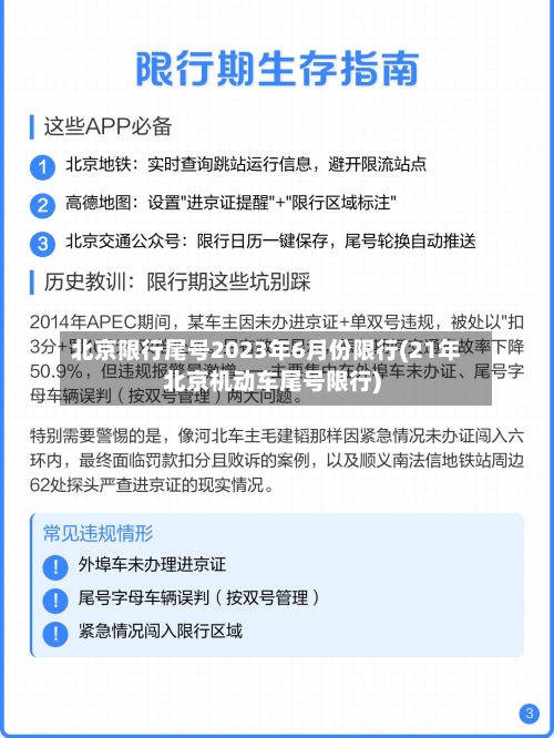 北京限行尾号2023年6月份限行(21年北京机动车尾号限行)