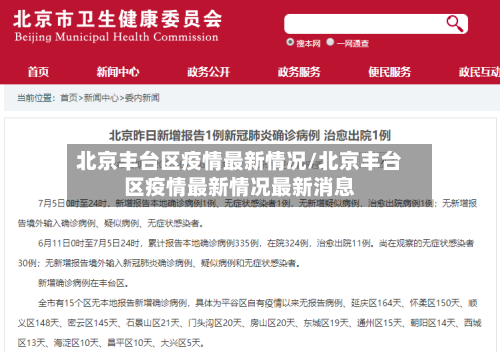 北京丰台区疫情最新情况/北京丰台区疫情最新情况最新消息-第2张图片