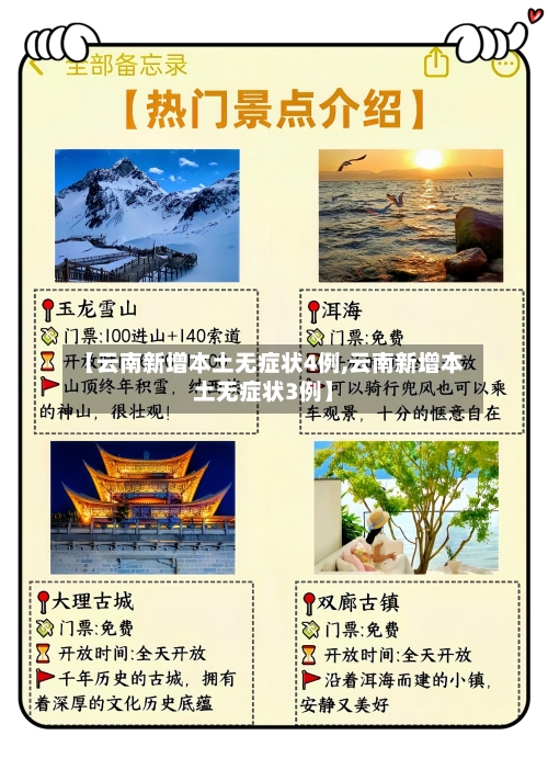 【云南新增本土无症状4例,云南新增本土无症状3例】