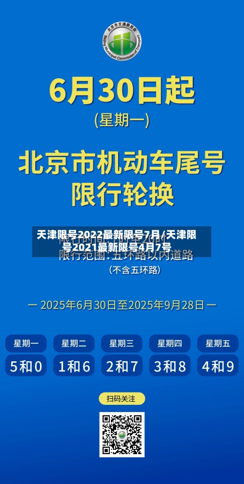 天津限号2022最新限号7月/天津限号2021最新限号4月7号