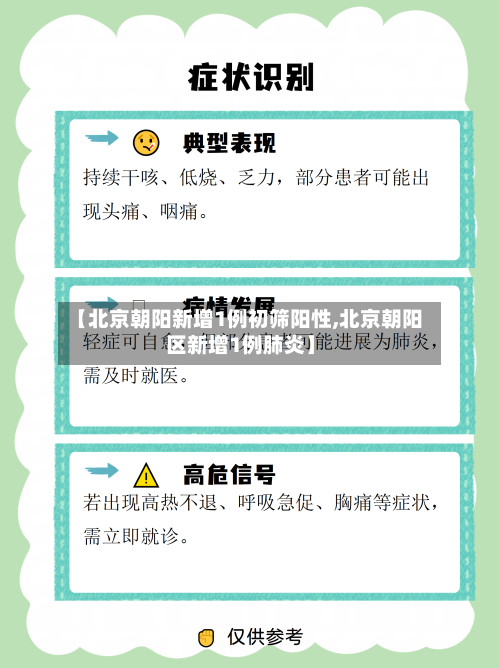 【北京朝阳新增1例初筛阳性,北京朝阳区新增1例肺炎】-第3张图片