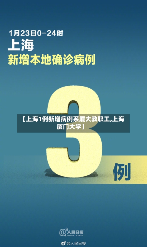 【上海1例新增病例系厦大教职工,上海厦门大学】-第2张图片