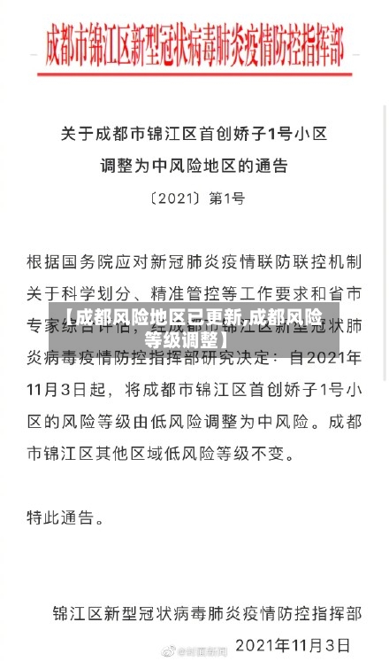 【成都风险地区已更新,成都风险等级调整】-第2张图片