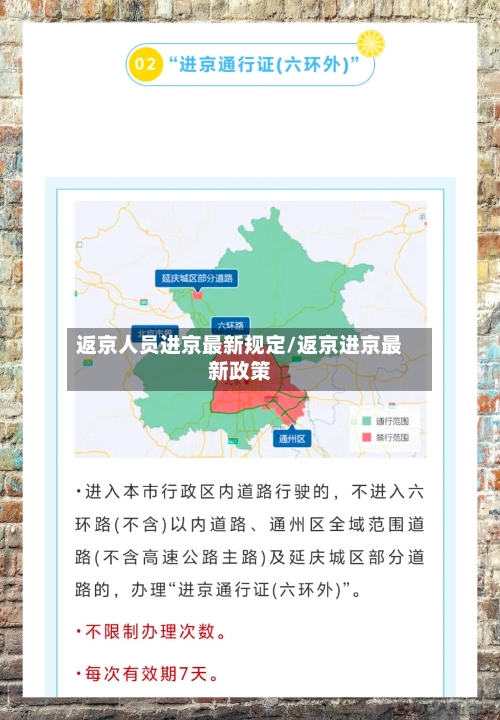 返京人员进京最新规定/返京进京最新政策