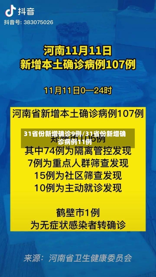 31省份新增确诊9例/31省份新增确诊病例11例-第3张图片