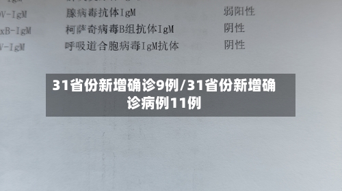 31省份新增确诊9例/31省份新增确诊病例11例-第2张图片