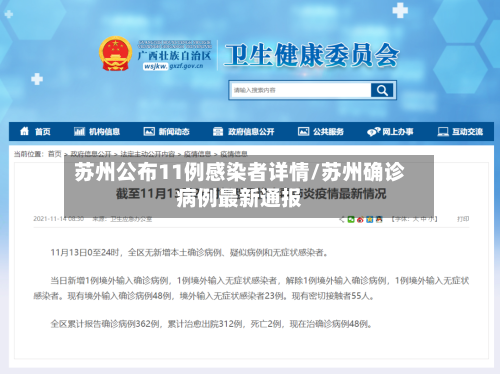 苏州公布11例感染者详情/苏州确诊病例最新通报-第3张图片