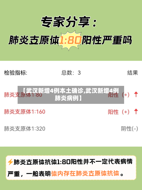 【武汉新增4例本土确诊,武汉新增4例肺炎病例】